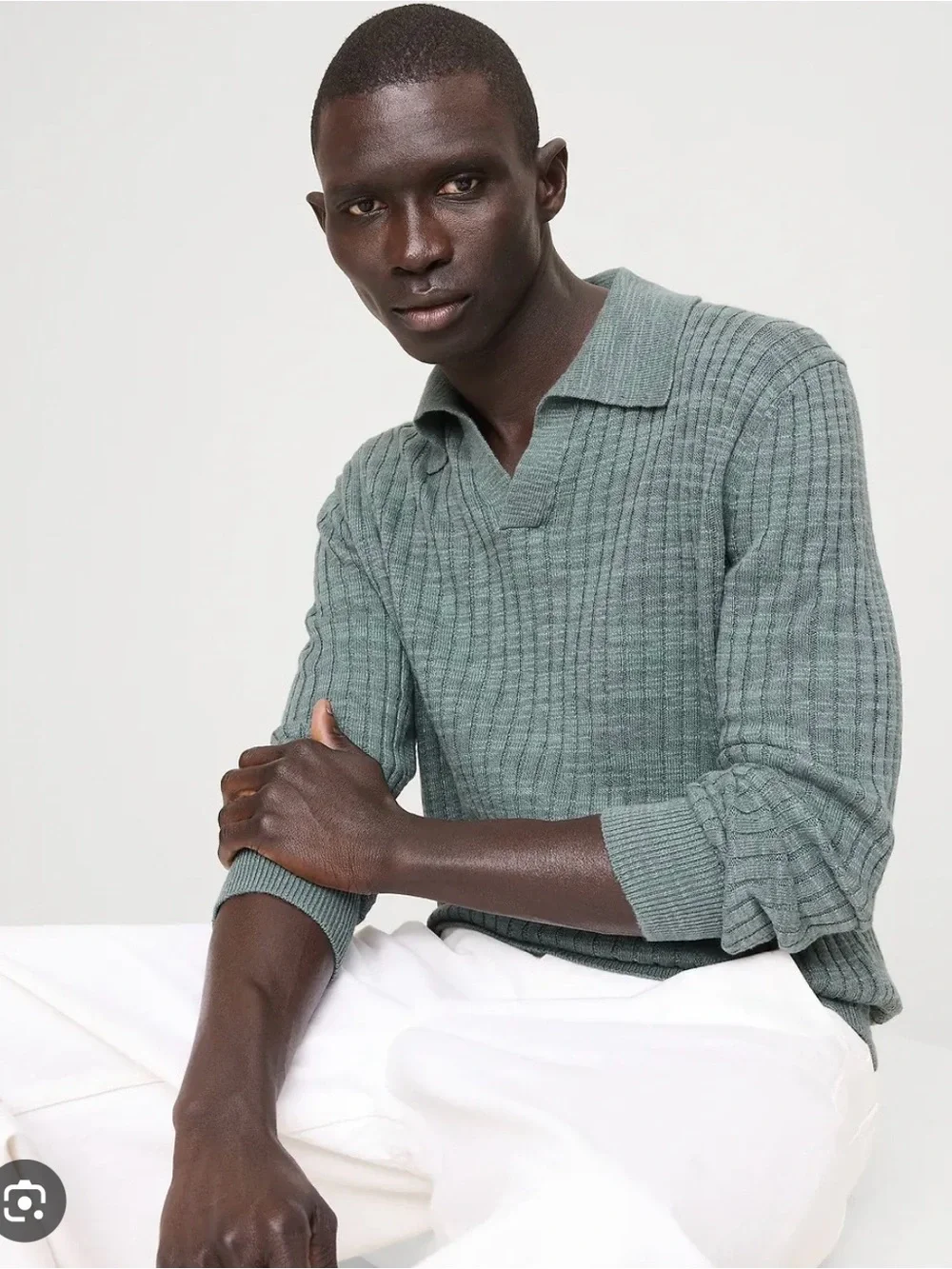 Banana Republic linen cotton slub sweater